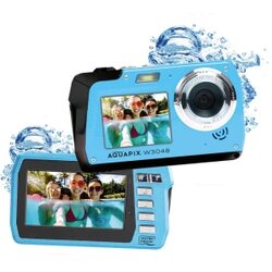 Easypix W3048-I "Edge" digitalni fotoaparat 48 Megapixel led, plava boja podvodna kamera, prednji zaslon Cene