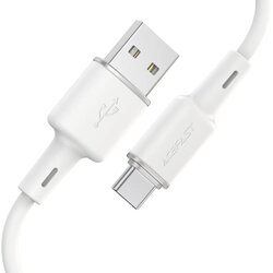 Acefast kabel USB A na Type C 3A C2-04 silikonski 120 cm bijeli Cene