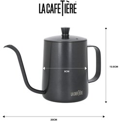 Kitchen Craft siva posoda za pripravo kave iz nerjavečega jekla 0,6 l la cafetiere - kitchen craft Cene