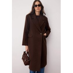 TRENDYOLMILLA ženska jakna Twoaw26Kb00032, Braon-Braon Cene