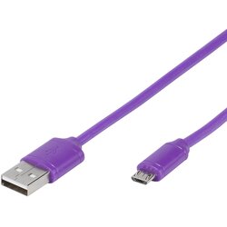 Vivanco kabl USB 2.0 A/microB Purple 1m 35819 kabal Cene
