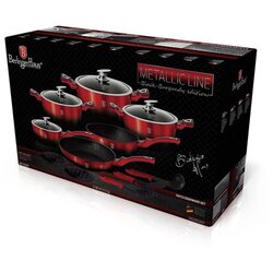 Berlinger Haus BH/1632N set posode, metallic line black burgundy edition, 15 kosov, metallic line black-burgundy Cene