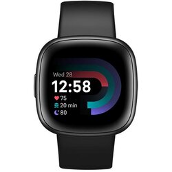 Fitbit versa 4 black/graphite aluminum Cene