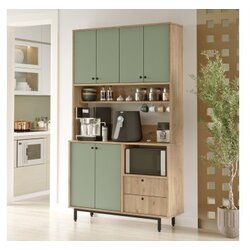 Hanah home Višenamjenska komoda RE7-SY, 120 x 205 x 35,5 cm, Hrast Cijene