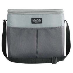 Igloo Basic 12 – Kompaktna hladna torba za 12 pločevink / 9 L (prenosna, siva/črna) Cene