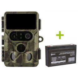 OXE Lovska kamera Tarantula WiFi 4K, zunanja baterija 6V/7Ah in napajalni kabel + 32GB SD kartica, 8 baterij in stativ! Cene