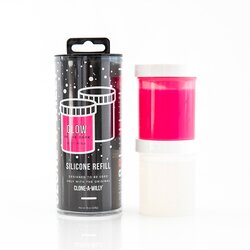 Clone-A-Willy Ružičasto silikonsko punilo za komplet, Glow in the Dark Cene