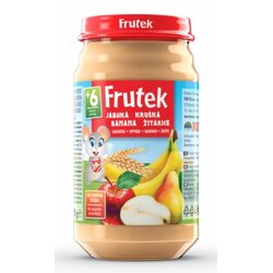 Frutek kašica jabuka, kruška, banana i žitarice 190g Cene