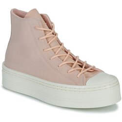 Converse Visoke superge CHUCK TAYLOR ALL STAR MODERN LIFT PLATFORM MONO SUEDE Rožnata Cene