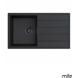Milo Granitna sudopera Metro 76x44cm Lava stone ø90 Cene