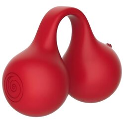 Snailvibe Twinn vibrator za prst, crveni Cene