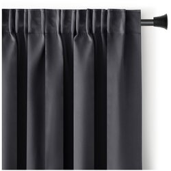 Restilo Antracitno siva zatamnjujuća/termo izolacijska zavjesa 140x245 cm Pleat – Cene