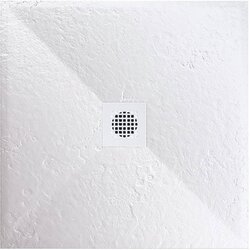 Astral lithos tuš kada 100x100 - liveni mermer bela Cene