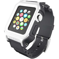 Incipio Apple Watch 38–41 mm zaščitni pašček Octane odporen na udarce, Bela / Siva, (5000295574) Cene