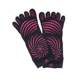 GAIAM Oprijemljive nogavice za jogo (Small/Medium), roza Cene