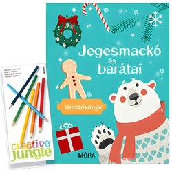 Móra Knjiga pobarvank Ledeni medved in prijatelji s barvicami Cene