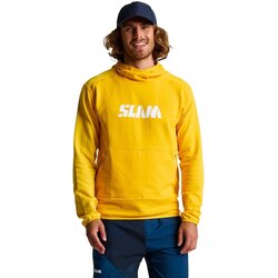 Slam Flis Graphic Hoodie Rumena Cene