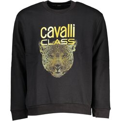 Cavalli Class WOMEN'S ZIPLESS SWEATSHIRT BLACK Cijene