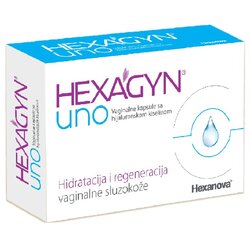 Hexanova Vaginalne kapsule Hexagyn Uno, 10 komada Cene