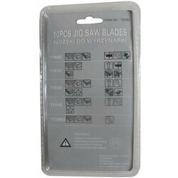 Silver Jigsaw Blade 10 psov / srebro, (21085165) Cene