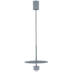 Nova Luce Prašno modra aluminijasta LED viseča svetilka ø 30 cm Edem – Cene