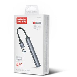 COLORWAY USB Hub USB-A 4-u-1 USB2.0x3/USB3.0 Cene