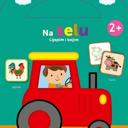 MALIK knjiga Zalijepi i oboji - Na selu 2+ zelena Cene