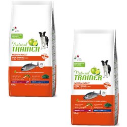 Natural trainer Adult Medium - riba in riž 2 x 12 kg Cene