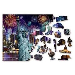 WOODEN CITY drvene puzzle - Njujork noću L ( 502280 ) Cene