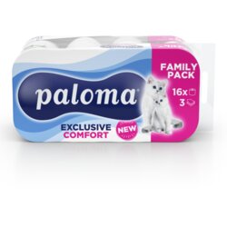Paloma Toaletni papir Exclusive Comfort, 16 rolic Cene