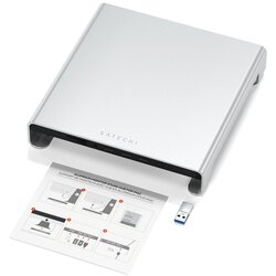Satechi Aluminium Monitor Stand Hub za iMac, srebrna Cene