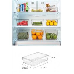 Hermia Concept Set organizatora hladnjaka (3 komada), Transparentno, 729 Cene