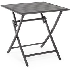 BIZZOTTO Aluminijasta vrtna mizica 70x70 cm Elin – Cene