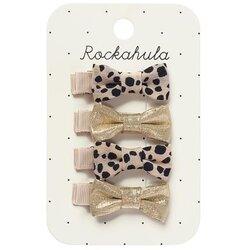 Rockahula sponke za lase - Leopard Shimmer Mini Bow (5486) Cene