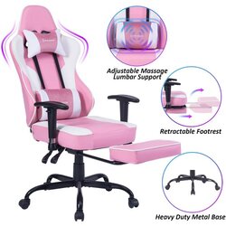 Von Racer gejmerska stolica 8280 - Pink Cene