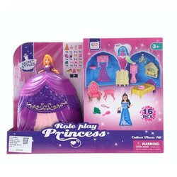  Boneca, lutka, set, bal za princeze, ljubičasta haljina, Role play princess ( 858379 ) Cene