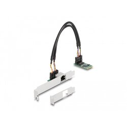 Delock M.2 Key B+M 1 x RJ45 2.5 Gigabit LAN Network Card Cene