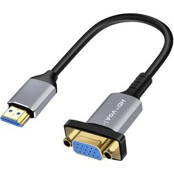 LINQ Video kabel HDMI moški na VGA ženski 1080p 20cm, Črna, (5000220218) Cene