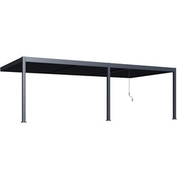 Pergole Bioklimatska pergola INTRO DUO 8×4 m, aluminij – pritrditev na steno Cene