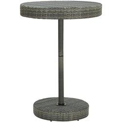 vidaXL Vrtni stol sivi 75,5 x 106 cm od poliratana Cijene