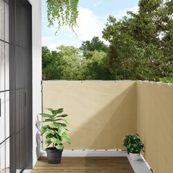 vidaXL Vrtno platno za zasebnost krem 700x120 cm PVC Cene