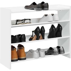 vidaXL stalak za cipele bijeli 80x25x62 cm od konstruiranog drva Cijene