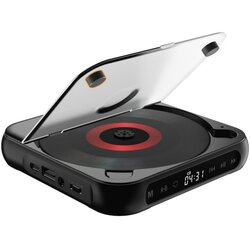 Venisymlis Prenosni CD predvajalnik - Bluetooth Walkman z zvočnikom (črn), (22105270) Cene