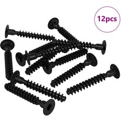 vidaXL Vijačna kapa 12 pcs Črna M5 x 40 mm elezo, (5000214376) Cene