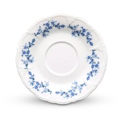 BonBistro Bel/moder porcelanast čajni krožniček ø 16,5 cm Retro – Cene