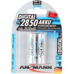 Ansmann 1x2 NiMH rech. battery 2850 Mignon AA 2650 mAh DIGITAL Cene