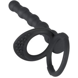 Black Velvets cock & ball ring Cene