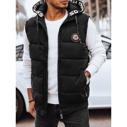 DStreet Men's Black Quilted Vest Cene