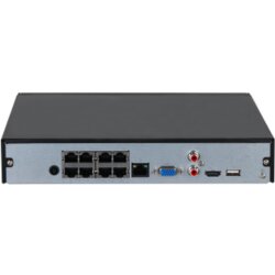 Dahua NVR snemalnik - NVR2108HS-8P (8 portov, H265, 80Mbps, HDMI+VGA, 2xUSB, 1xSata, 8xPoE) Cene