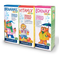 Fitobimbi SOS paket (Vitamix, Echinax, Bronhamil) Cene